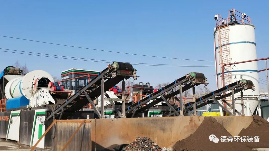 2022年 杭钢地块修复现场 俄罗斯专享会土壤淋洗修复设备